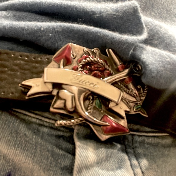 Rare Gucci belt in excellent condition! Made in Italy - Picture 8 of 11